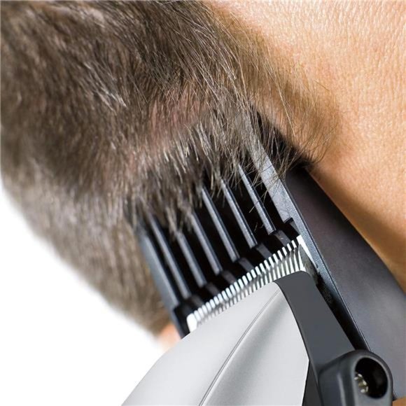 Custom Cut, Hair Clippers for Men, No Slip Grip 18-piece Home Hair Cutting Kit - Picture 6 of 7